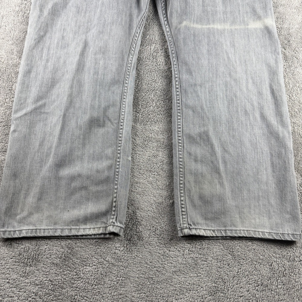 Levis 569 Loose Straight Fit Jeans Mens 42x25.5 Gray‎ Mid Rise - Picture 12 of 15